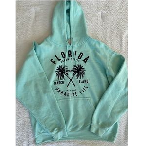 florida turquoise hoodie